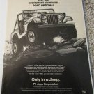 1983 American Motors Jeep CJ ad