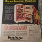 Deepfreeze Freezer & Refrigerator ad