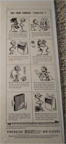 1941 Dustop Air Filters ad