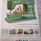 1956 Elna Automatic Sewing Machine ad