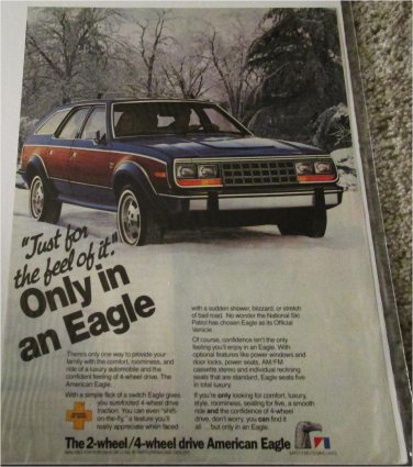 1985 American Motors Eagle Station Wagon ad