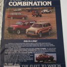 1985 American Motors Jeep Lineup ad