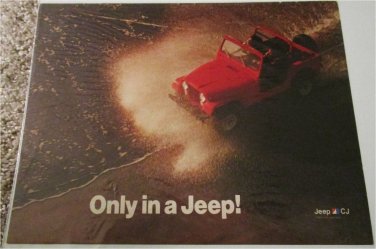 1985 American Motors Jeep CJ ad #1