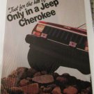 1985 American Motors Jeep Cherokee ad #2