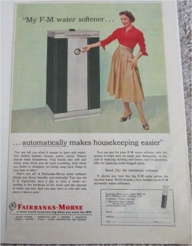Fairbanks-Morse Water Softener ad