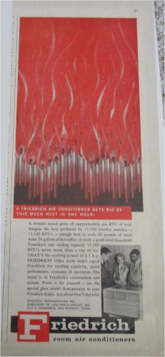 1962 Friedrich Air Conditioners ad