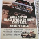 1986 American Motors Eagle station Wagon car ad
