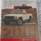 1986 American Motors Jeep Comanche Pickup truck ad #1