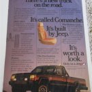 1986 American Motors Jeep Comanche Pickup truck ad #3