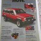 1986 American Motors Jeep Cherokee How Why ad