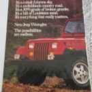1986 American Motors Jeep Wrangler ad