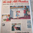 Frigidaire Porcelain Pair Washer Dryer ad