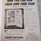 1955 Frigidaire Food Freezers ad