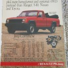 1987 American Motors Jeep Comanche Pickup truck ad #1