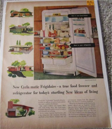 Frigidaire Cycla-matic Imperial Refrigerator ad