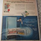 1957 Frigidaire Frost-Proof Refrigerator-Freezer ad