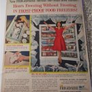 1959 Frigidaire frost Proof Freezer ad