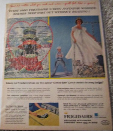 1960 Frigidaire 3-Ring Agitator Washer ad #1