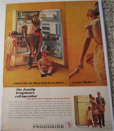 1963 Frigidaire Refrigerator ad