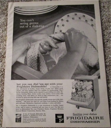 1964 Frigidaire Dishwasher ad