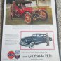 Gulfpride ad featuring a 1913 American Underslung Touring car