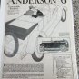1920 Anderson 6 Convertible Roadster ad