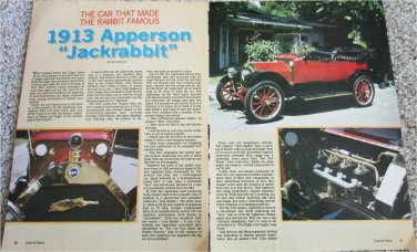 1913 Apperson Jackrabbit car article