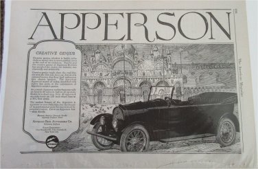 1920 Apperson Touring car ad #1