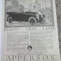 1920 Apperson Eight Touring Beauty That Last car ad