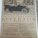 1920 Apperson Eight Touring Twenty Six Years of Priority car ad