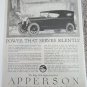 1920 Apperson Eight Touring Power That Serves Silently car ad