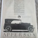 1920 Apperson Touring car ad #2