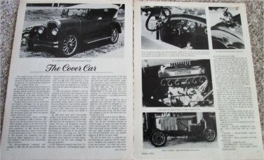 1923 Apperson Five Passenger Phaeton car article