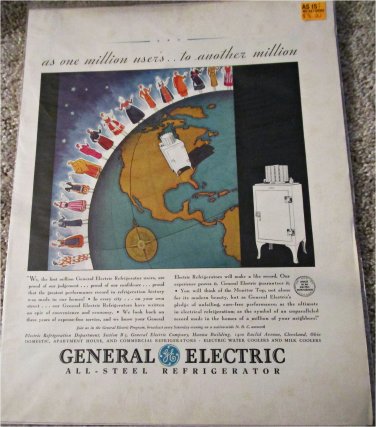 GE Electric Refrigerator ad