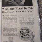 1941 GE Electric Sink ad