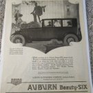 1921 Auburn Beauty-Six Sedan car ad