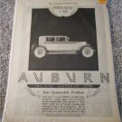 1926 Auburn 8-88 Brougham car ad
