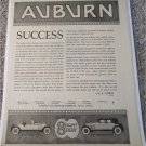 1926 Auburn 8-88 car ad