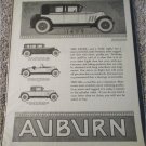 1926 Auburn Lineup car ad
