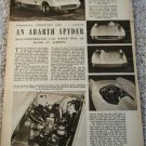 1955 Abarth Spyder car article