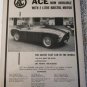 1956 AC Ace Roadster car ad