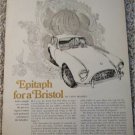 1969 AC Bristol car article