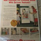 1950 GE Economy Model Refrigerator ad