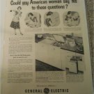 1951 GE Dishwasher ad