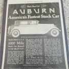1927 Auburn 8-88 Sport Sedan car ad #1