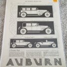 1927 Auburn Lineup car ad