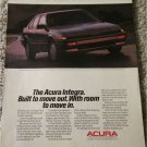 1986 Acura Integra car ad