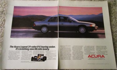 1986 Acura Legend 4 dr sedan car ad #2