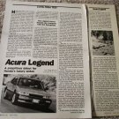 1987 Acura Legend Long Term Test car article #2