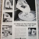 1953 GE Portable Mixer ad